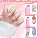 3 in 1 Cat Eye Nail Versatile Magnet Tool (Pack of 2)